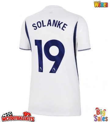 Tottenham Hotspur Dominic Solanke #19 Replica Home Stadium Shirt for Women 2026-27 Short Sleeve